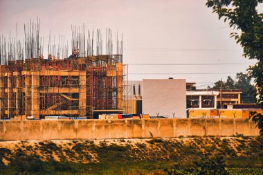 Büyük bir şantiye