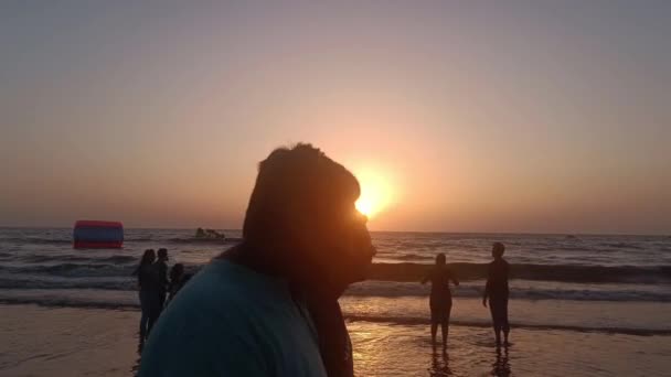 Bästa Semester Stranden Mumbai — Stockvideo