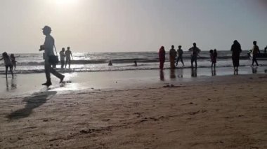 Yazın güzel plajda tatil zamanı