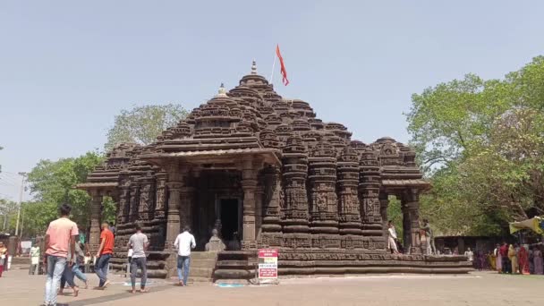 Grande Templo Indiano Shiv Índia — Vídeo de Stock