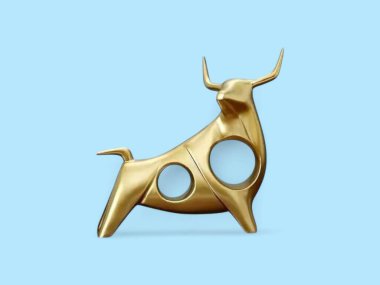 Boğa Heykeli İnek Heykeli Güzel İşçilik Çevresel Rezervasyon