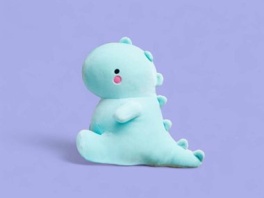 Mavi şirin ejderha peluş oyuncak