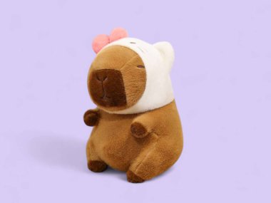 Komik sevimli kapibaralı doldurulmuş hayvan oyuncağı