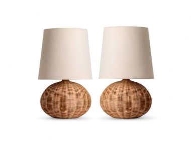 Yatak odası başucu çay evi masa lambası el yapımı kumaştan masa lambası.