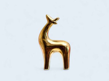 Ev ve ofis için Modern Altın Geyik Figürü Minimalist Dekoratif Heykel