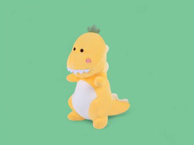 Şirin Sarı Dinozor Taçlı Peluş Oyuncak