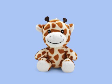 Sevimli Oturan Zürafa Peluş Oyuncak