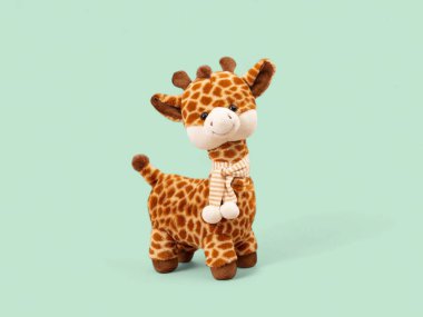 Sevimli Zürafa Pofuduk Şallı Oyuncak