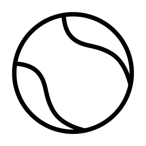 Tennisball Icon Vektor Für Grafikdesign Logo Website Soziale Medien Mobile — Stockvektor