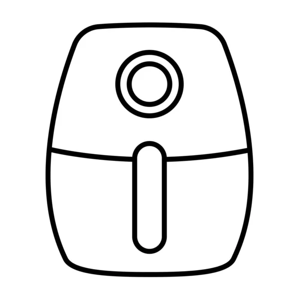 Μαγειρική Αέρα Φριτέζα Συσκευή Διάνυσμα Εικονίδιο Για Γραφικό Σχεδιασμό Λογότυπο — Διανυσματικό Αρχείο