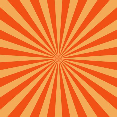 Pop Art Turuncu Güneş Işıkları arka plan çizgi roman çizgi roman dergisi kapağı. Çizgi film komik retro desen. Soyun vektör illüstrasyonunu taklit et.