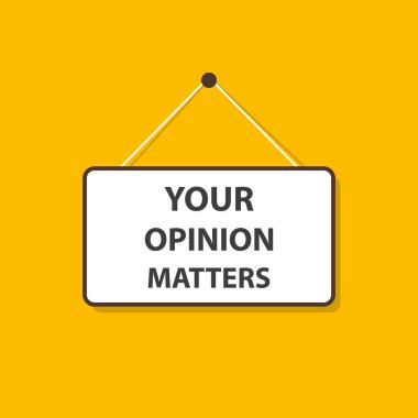 İş, pazarlama, el ilanları, afişler, sunumlar ve posterler için sarı arka planda işaretler asmak. resimleme