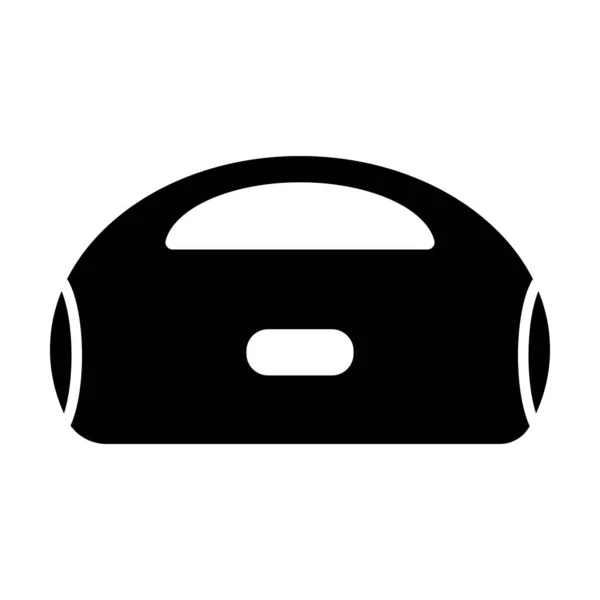 Boombox Plattenspieler Icon Vektor Für Grafikdesign Logo Website Soziale Medien — Stockvektor