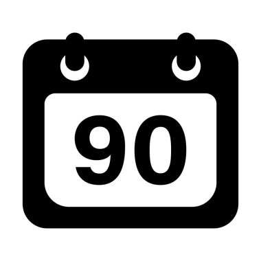 Grafik tasarım, logo, web sitesi, sosyal medya, mobil uygulama, UI illüstrasyon için üç aylık simge vektörü