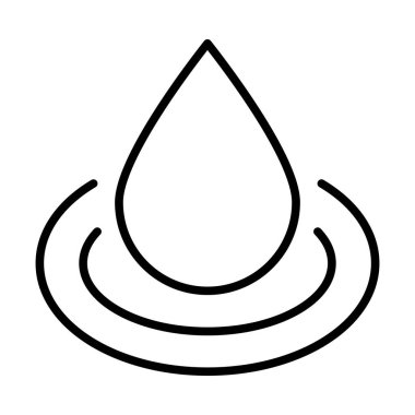 Kozmetik ürün, grafik tasarım, logo, web sitesi, sosyal medya, mobil uygulama, UI illüstrasyon için nemlendirici yağ damlası ikonu vektörü