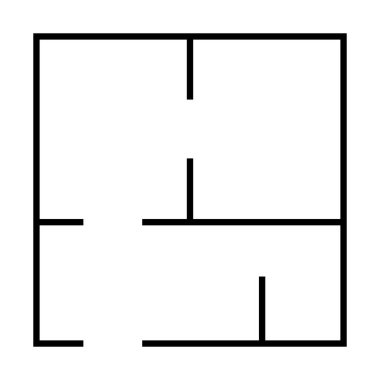 Grafik tasarımı, logo, web sitesi, sosyal medya, mobil uygulama, UI illüstrasyonu için plan ikonu vektör şablonu işareti