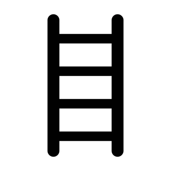 Лестница Иконка Бизнес Символ Графического Дизайна Логотип Веб Сайт Социальные — стоковый вектор