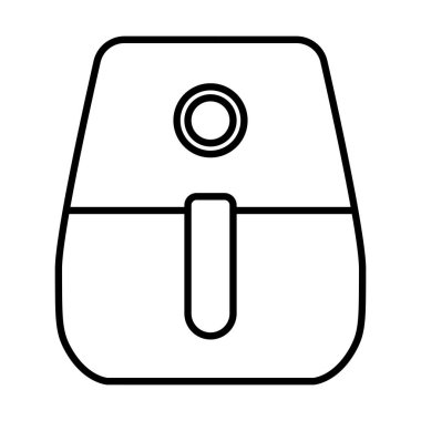 Grafik tasarım, logo, web sitesi, sosyal medya, mobil uygulama, UI illüstrasyon için hava fritözü ikonu