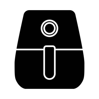 Grafik tasarım, logo, web sitesi, sosyal medya, mobil uygulama, UI illüstrasyon için hava fritözü ikonu