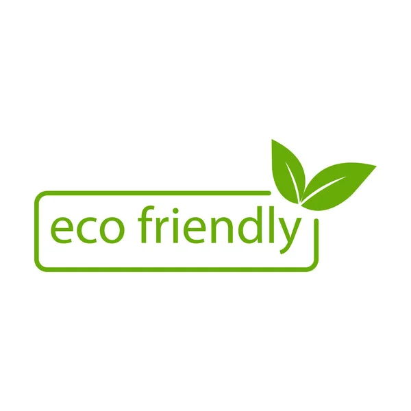 Eco Friendly Icon Vector Graphic Design Logo Website Social Media — 图库矢量图片#