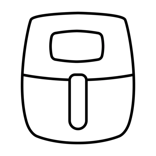 Cooking Air Fryer Appliance Icon Vector Graphic Design Logo Website — Stock Vector