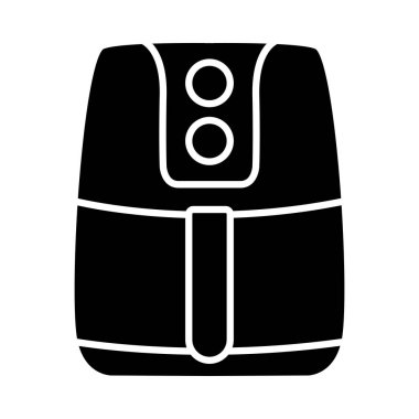 Grafik tasarım, logo, web sitesi, sosyal medya, mobil uygulama, UI illüstrasyon için hava fritözü ikonu