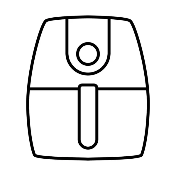 Kochluftfriteuse Gerät Symbol Vektor Für Grafik Design Logo Website Soziale — Stockvektor