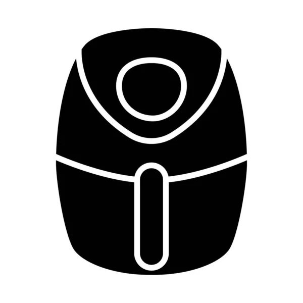 Friggitrice Aria Compressa Vettore Icona Progettazione Grafica Logo Sito Web — Vettoriale Stock