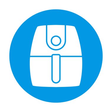 Grafik tasarım, logo, web sitesi, sosyal medya, mobil uygulama, UI illüstrasyon için hava fritözü ikonu