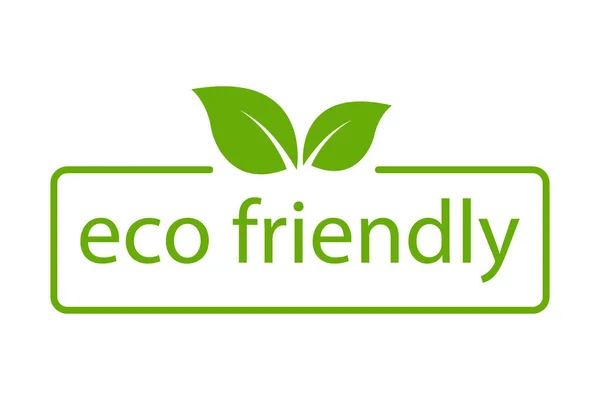 Eco Friendly Icon Vector Graphic Design Logo Website Social Media — Vetor de Stock