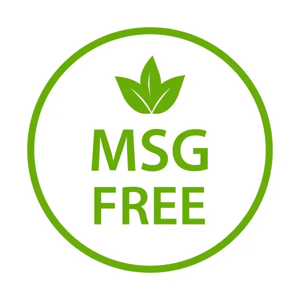 Msg免费图标向量 在你的网站设计 应用程序 Ui图解中 谷氨酸没有添加食品包装标识 — 图库矢量图片#