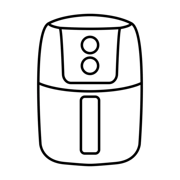 Gotowanie Urządzenia Smażenia Powietrza Wektor Ikony Projektowania Graficznego Logo Strona — Wektor stockowy