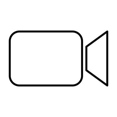 Grafik tasarım, logo, web sitesi, sosyal medya, mobil uygulaması, Kullanıcı arabirimi için video kamera vektör simge film işaret