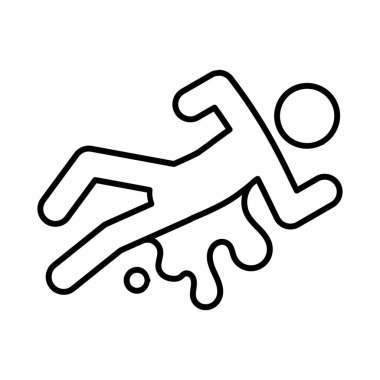 Kurban, Olay Yeri Simgesi Taslak Vektör Resimleri