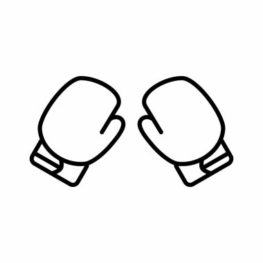 Boks Eldivenleri Ana Hattı Simge Vektörü ResmiComment