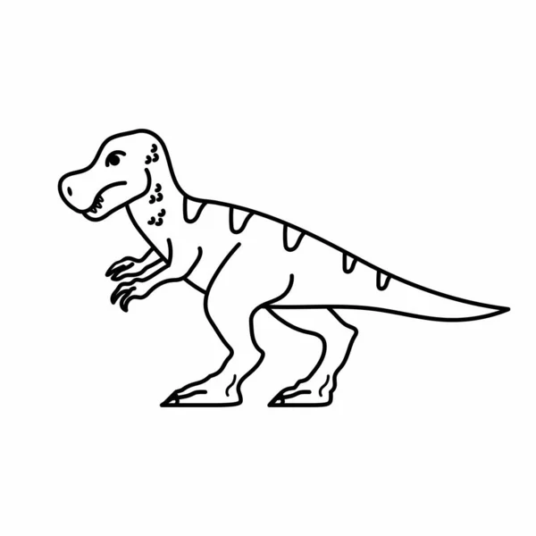 ティラノサウルス レックス Tレックス概要ベクトルイラスト — ストックベクタ
