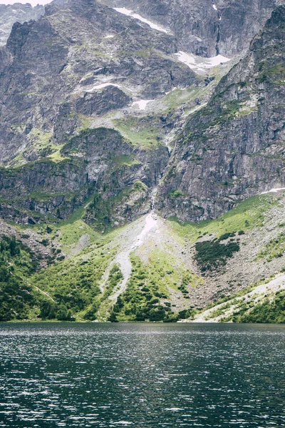 Oko Jeziora Polodowcowego Polskich Tatrach — Zdjęcie stockowe
