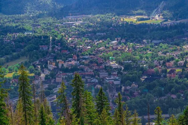 Gubalowka tepesinden vadideki Zakopane 'e