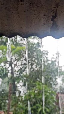 Yağmur damlaları hafifçe yağmaya başlar, toprağı karartır ve havayı toprağın kokusuyla doldurur ve sakin bir beklentiyle doldurur.