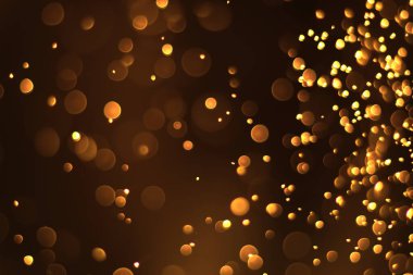altın bokeh arkaplan, bulanık arkaplan.