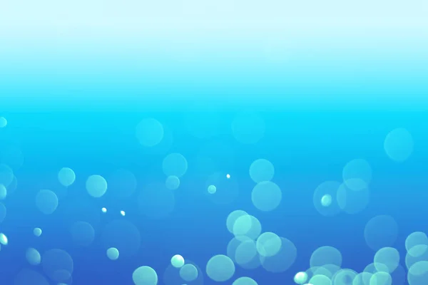 Голубые Пузыри Bokeh Фон Размытие Фона Градиент Красивый Свет — стоковое фото