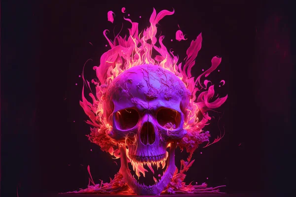 HD wallpaper human skull with flame HD wallpaper Dark Fire fire   Natural Phenomenon  Wallpaper Flare