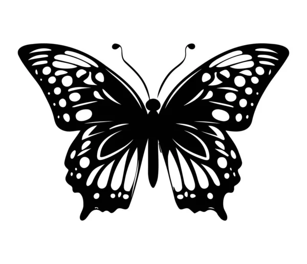 蝴蝶图标 大蝴蝶矢量图标的简单说明 — 图库矢量图片