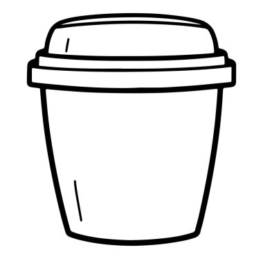 İçecek ve Yiyecek Resimleri İçin Bir Kahve fincanının Basit Özeti