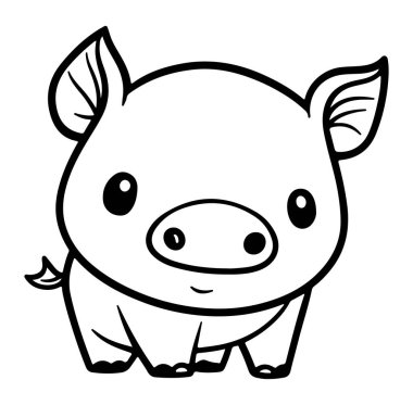 Bu neşeli çizgi film karakteri basit bir taslak çiziyor, çocuk boyama aktiviteleri için mükemmel. Eğlenceli projeler ve eğitim materyalleri için ideal.