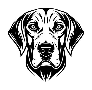 Bu çarpıcı siyah-beyaz çizim bir köpeğin kafasının detaylı ifadesini yakalar, eşsiz özelliklerini ve karakterini gösterir. Hayvan severler için mükemmel..