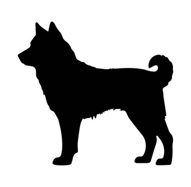 Bir Ovaya Karşı Ayakta Duran Köpeğin Silueti