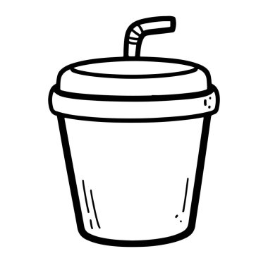 Yaratıcı Projeler İçin Pipetle Tek Kullanılabilir İçki Bardağının Sanatsal Özeti