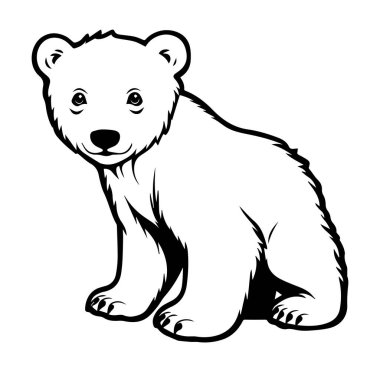 Basit Taslak Biçimli Oyuncak Ayının Şirin Çizgi Filmi