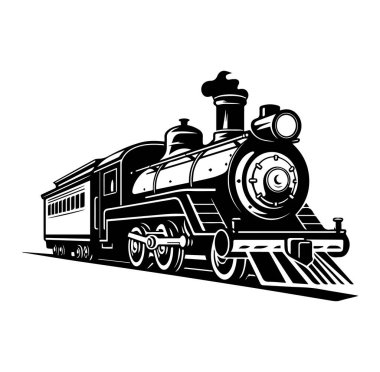 Detaylı Motor Özellikleri ile Vintage Steam Lokomotif Tarafı Görünümü